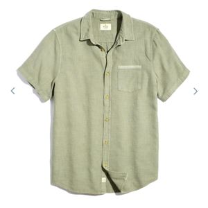Marine Layer - Selvedge Shirt - Olive - MSRP $98